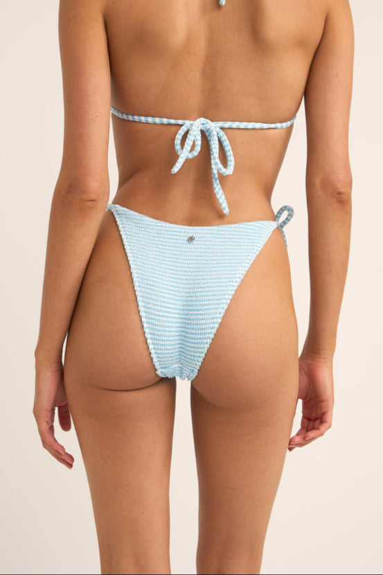 Rhythm - Womens - Swim - Bottoms - Cove Stripe Tie Side High Cut Bottoms - MTT Collective