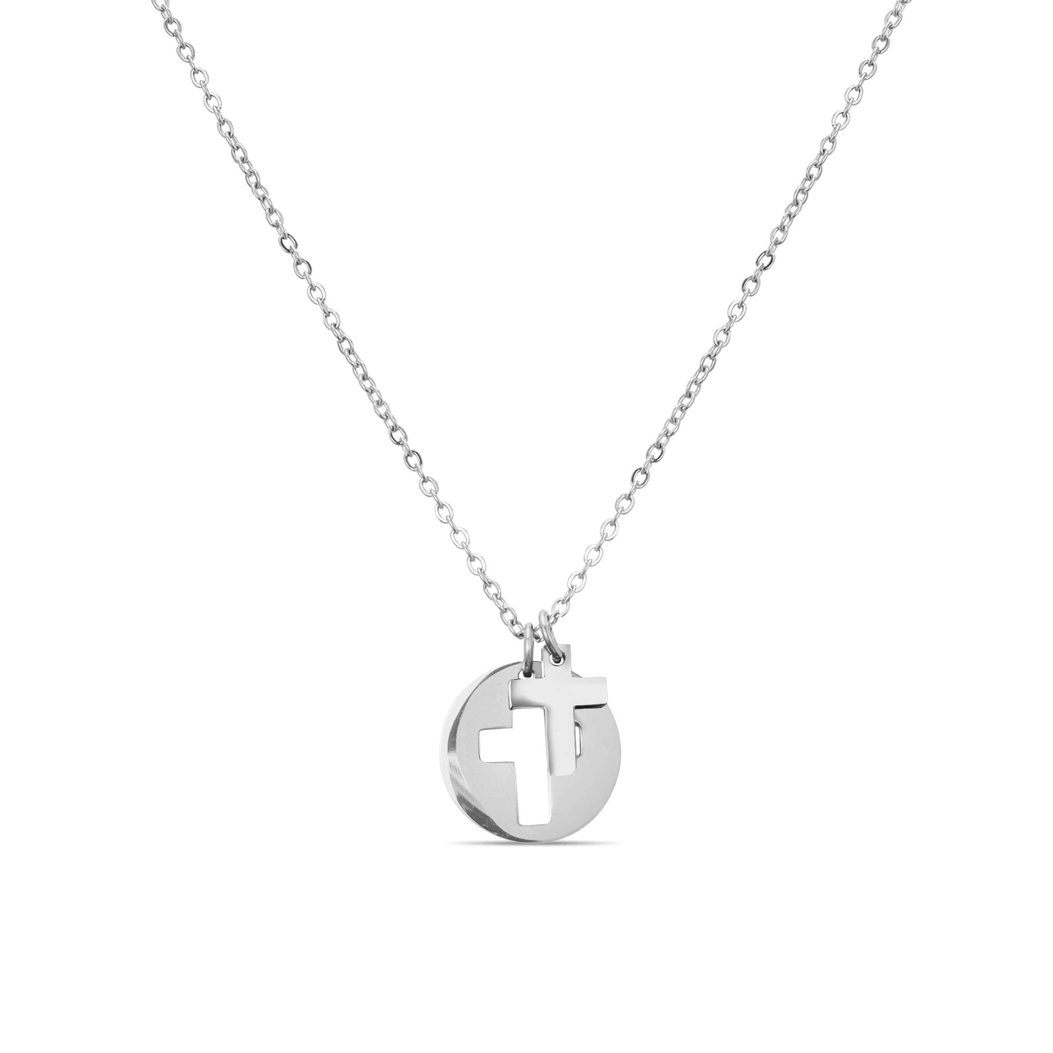 MTT Jewelry - Jewelry - Necklaces - Heidi Cross Cutout Necklace - MTT Collective