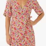 RIP CURL - Womens - Dresses - Las Dalias Ditsy Wrap Dress - MTT Collective