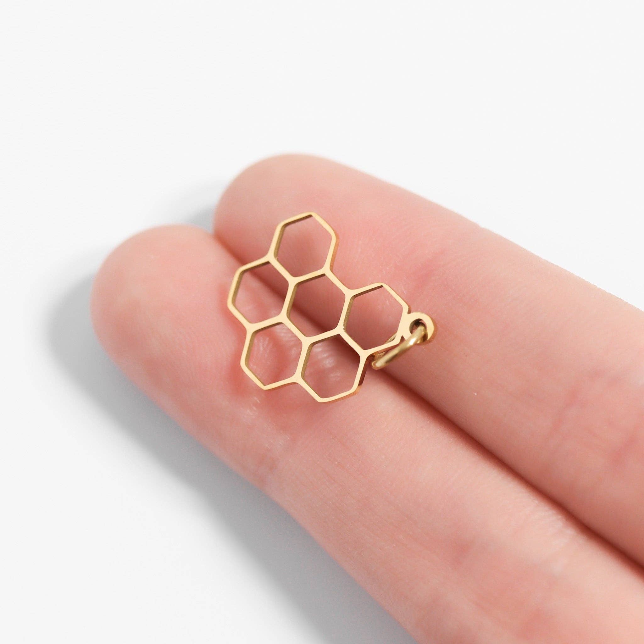 MTT Jewelry - Jewelry - Charms - Honeycomb Charm - MTT Collective