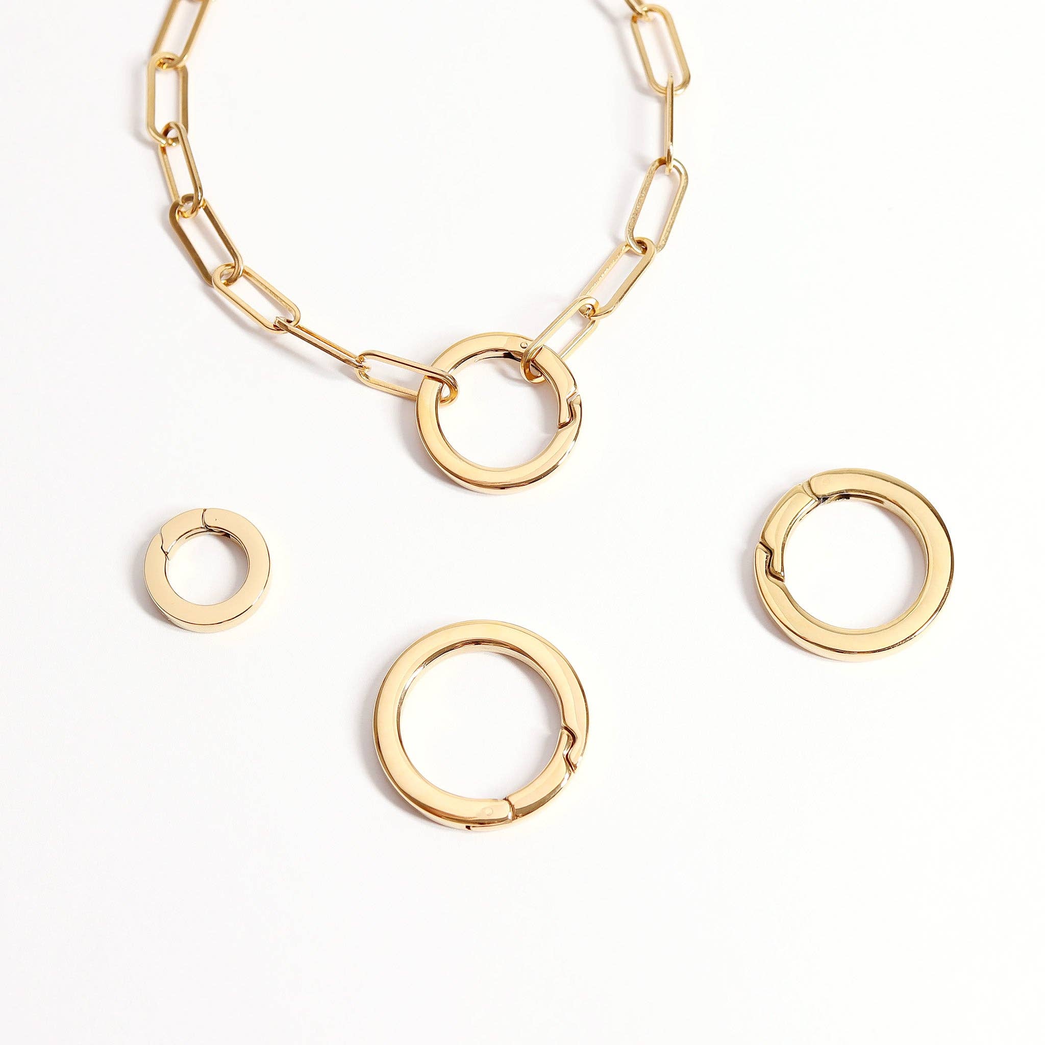 MTT Jewelry - Jewelry - Charms - Circle Carabiner Charm Clasp - MTT Collective
