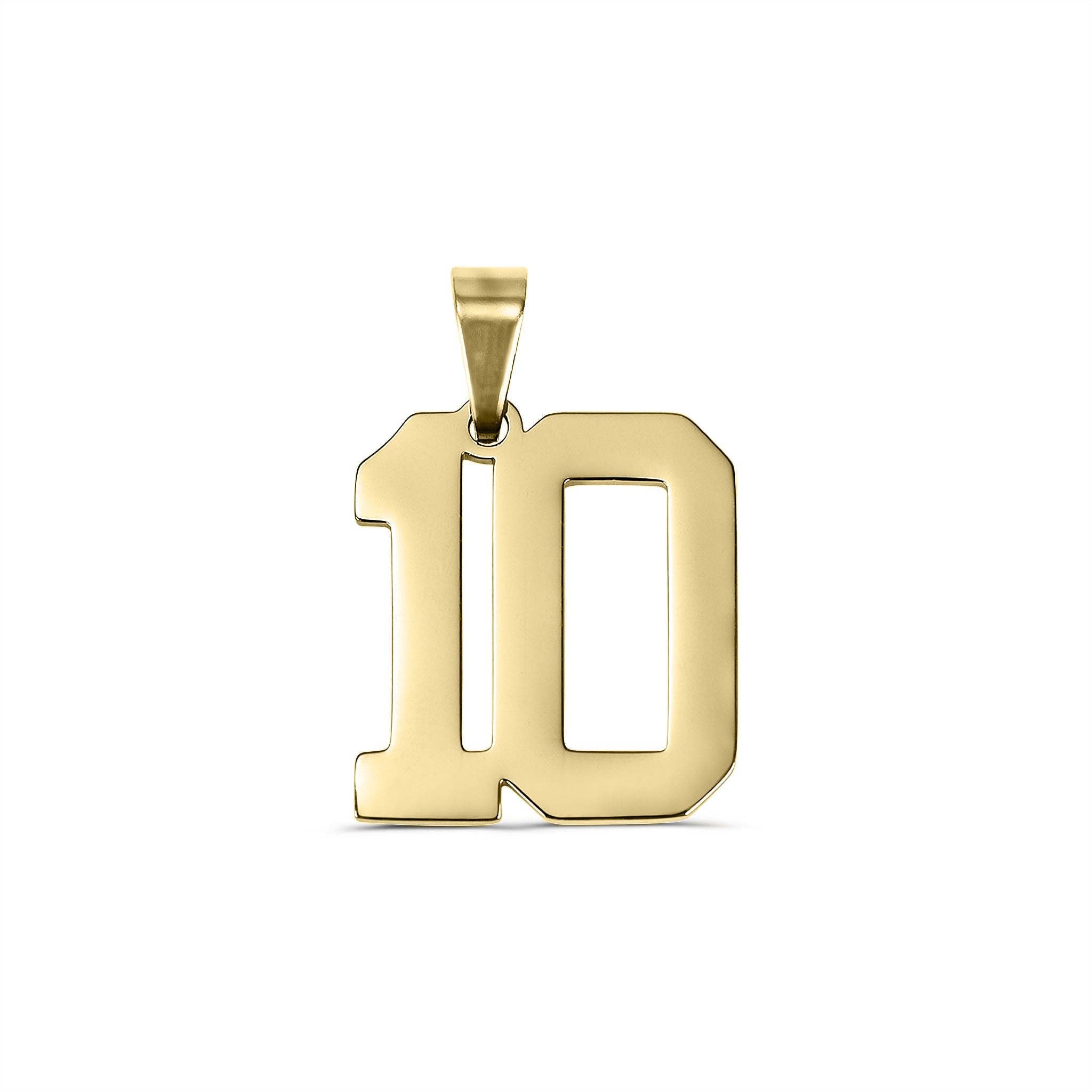 MTT Jewelry - Jewelry - Charms - Sport Number Pendant - MTT Collective