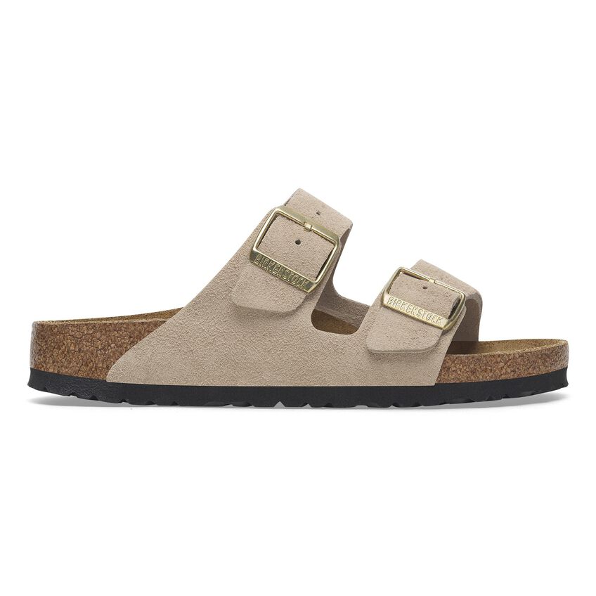 Birkenstock - Womens - Shoes - Sandals - Arizona Suede Leather Sandals - MTT Collective