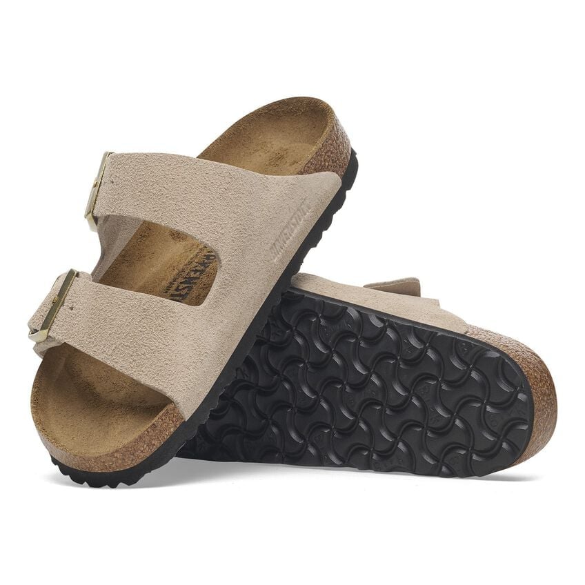 Birkenstock - Womens - Shoes - Sandals - Arizona Suede Leather Sandals - MTT Collective