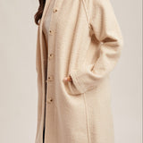 Ruthie Teddy Textured Button Down Coat