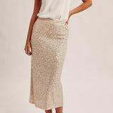 Leilani Sequin Midi Skirt
