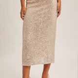 Leilani Sequin Midi Skirt