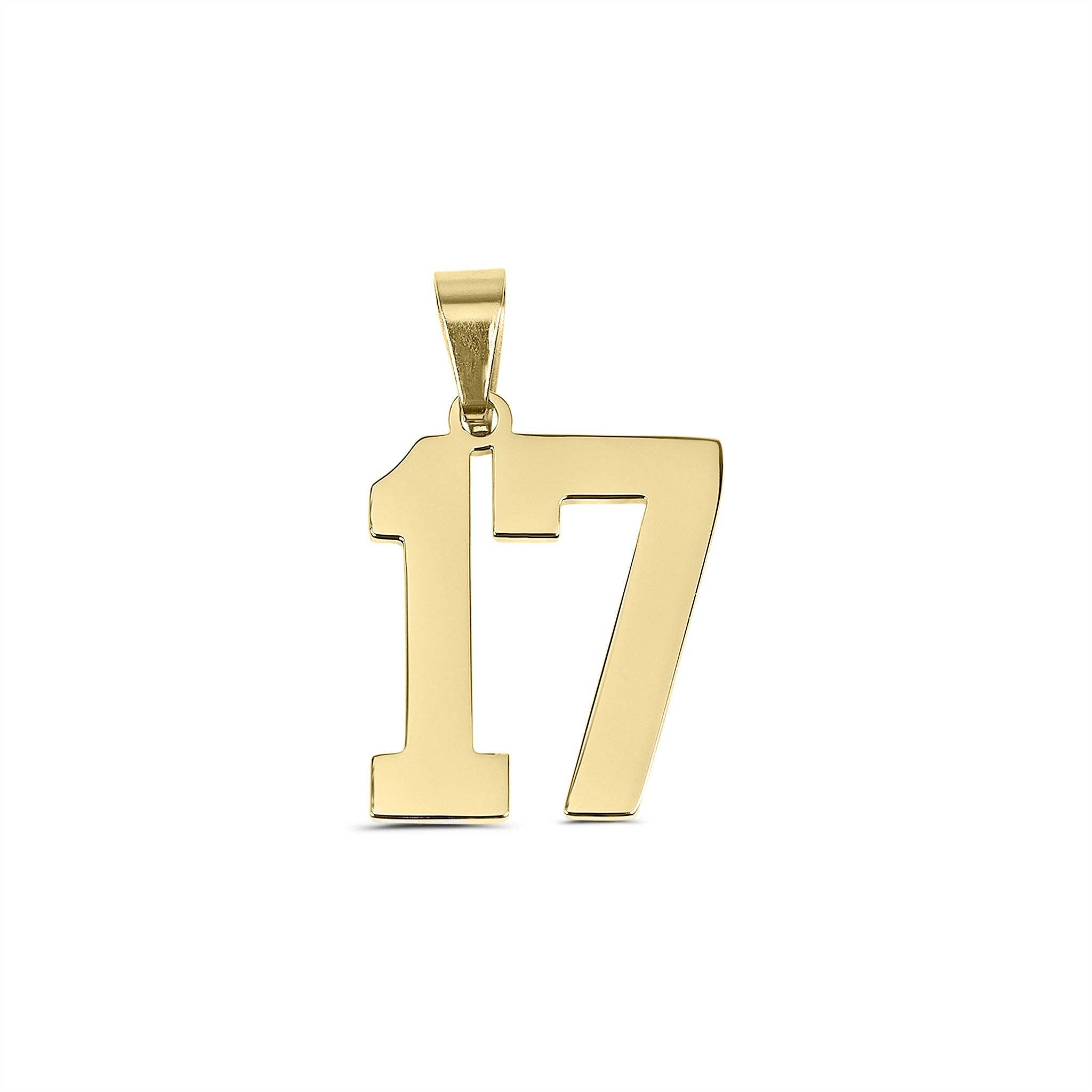 MTT Jewelry - Jewelry - Charms - Sport Number Pendant - MTT Collective