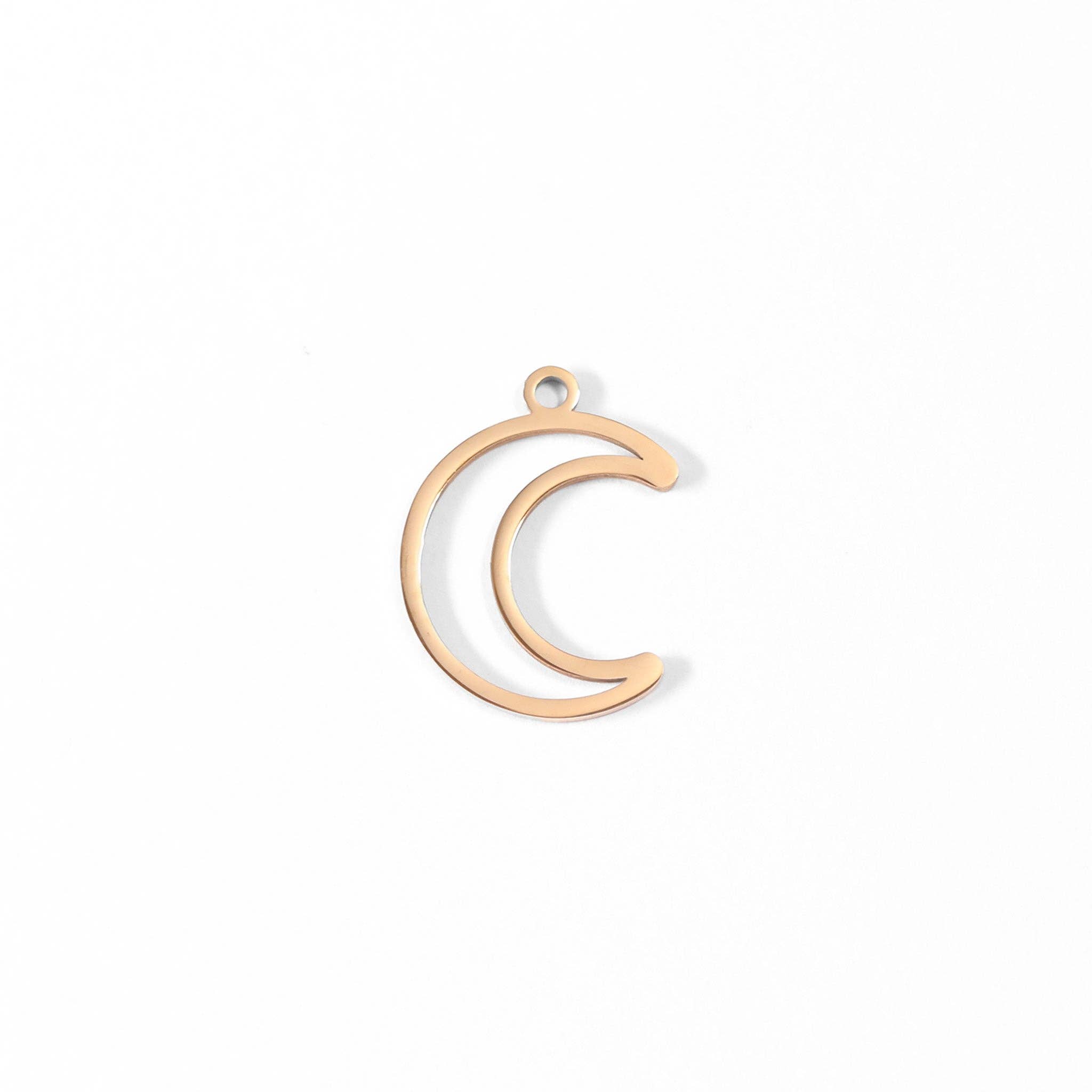 MTT Jewelry - Jewelry - Charms - Open Crescent Moon Charm - MTT Collective