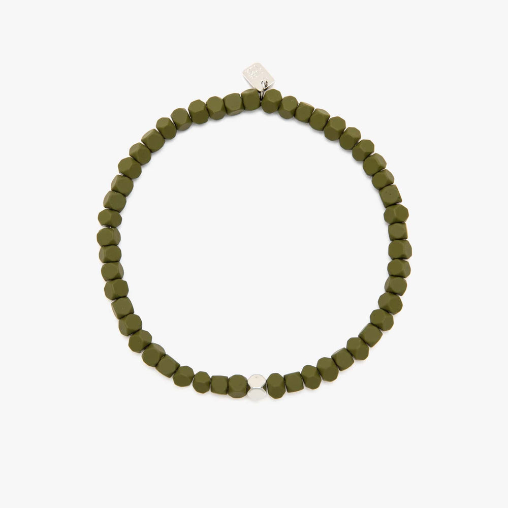 Men's Coated Hematite Stretch Bracelet - MTT Collective