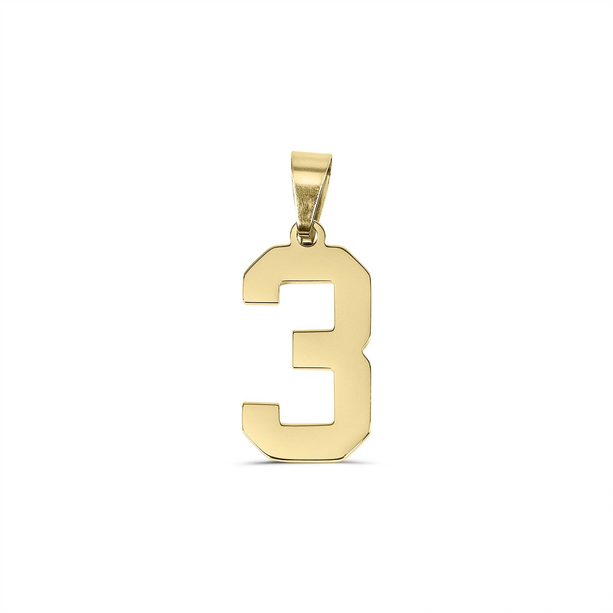 MTT Jewelry - Jewelry - Charms - Sport Number Pendant - MTT Collective