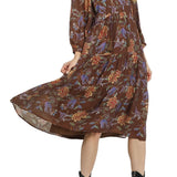 Isla Tiered Boho Midi Dress