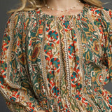 Sienna Boho Floral Midi Dress