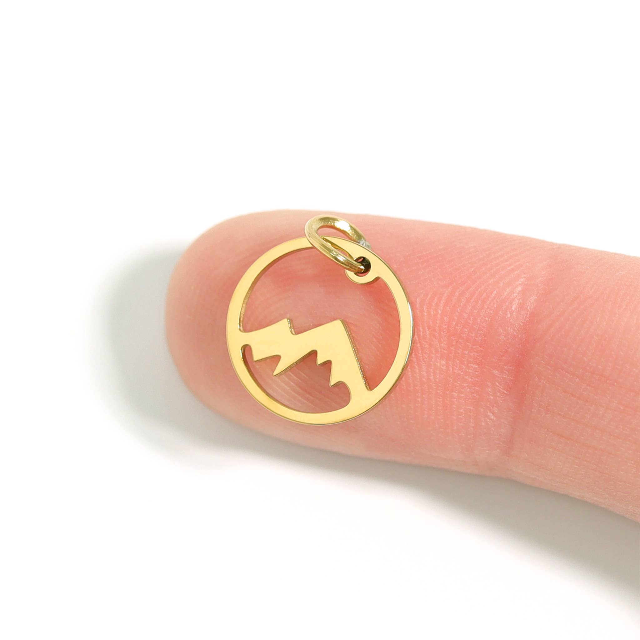 MTT Jewelry - Jewelry - Charms - Stainless Steel Mountain Charm - MTT Collective