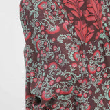 Harper Ruffle Mock Neck Midi Dress