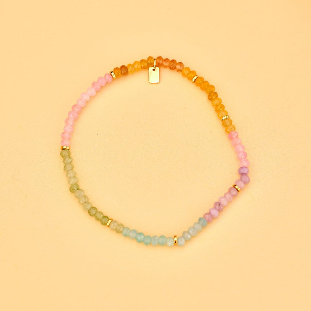 Ombre Rainbow Stretch Anklet - MTT Collective