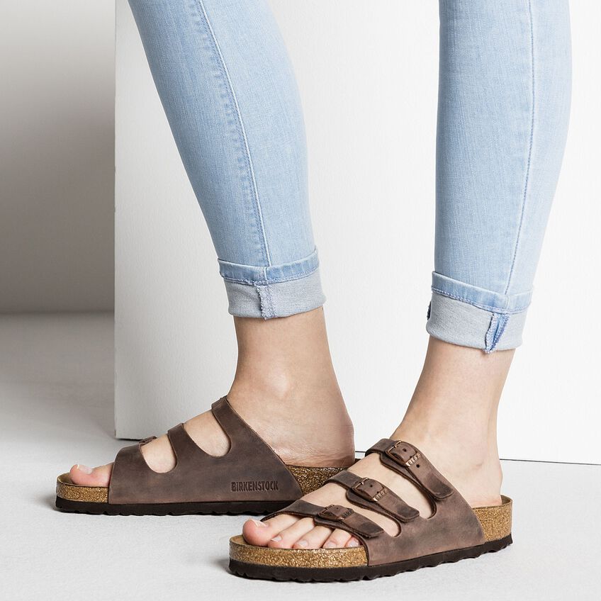 Birkenstock - Womens - Shoes - Sandals - Florida Soft Footbed Oiled Leather Sandal - MTT Collective