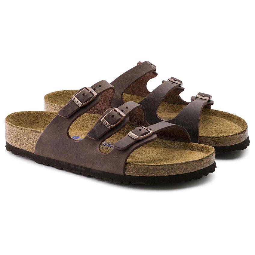 Birkenstock - Womens - Shoes - Sandals - Florida Soft Footbed Oiled Leather Sandal - MTT Collective