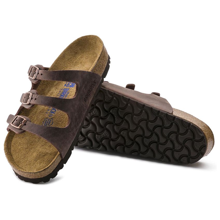Birkenstock - Womens - Shoes - Sandals - Florida Soft Footbed Oiled Leather Sandal - MTT Collective