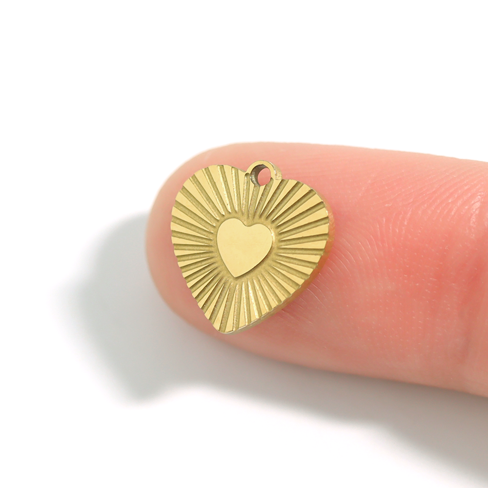 MTT Jewelry - Jewelry - Charms - Sunburst Heart Charm - MTT Collective