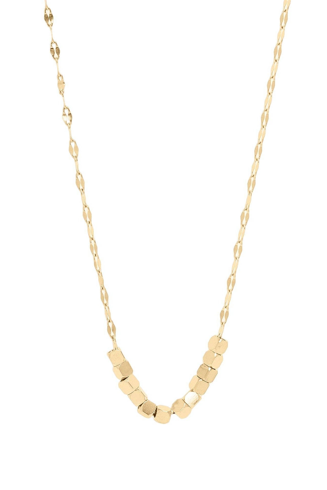 MTT Jewelry - Jewelry - Necklaces - Linda Lip Chain Bead Necklace - MTT Collective