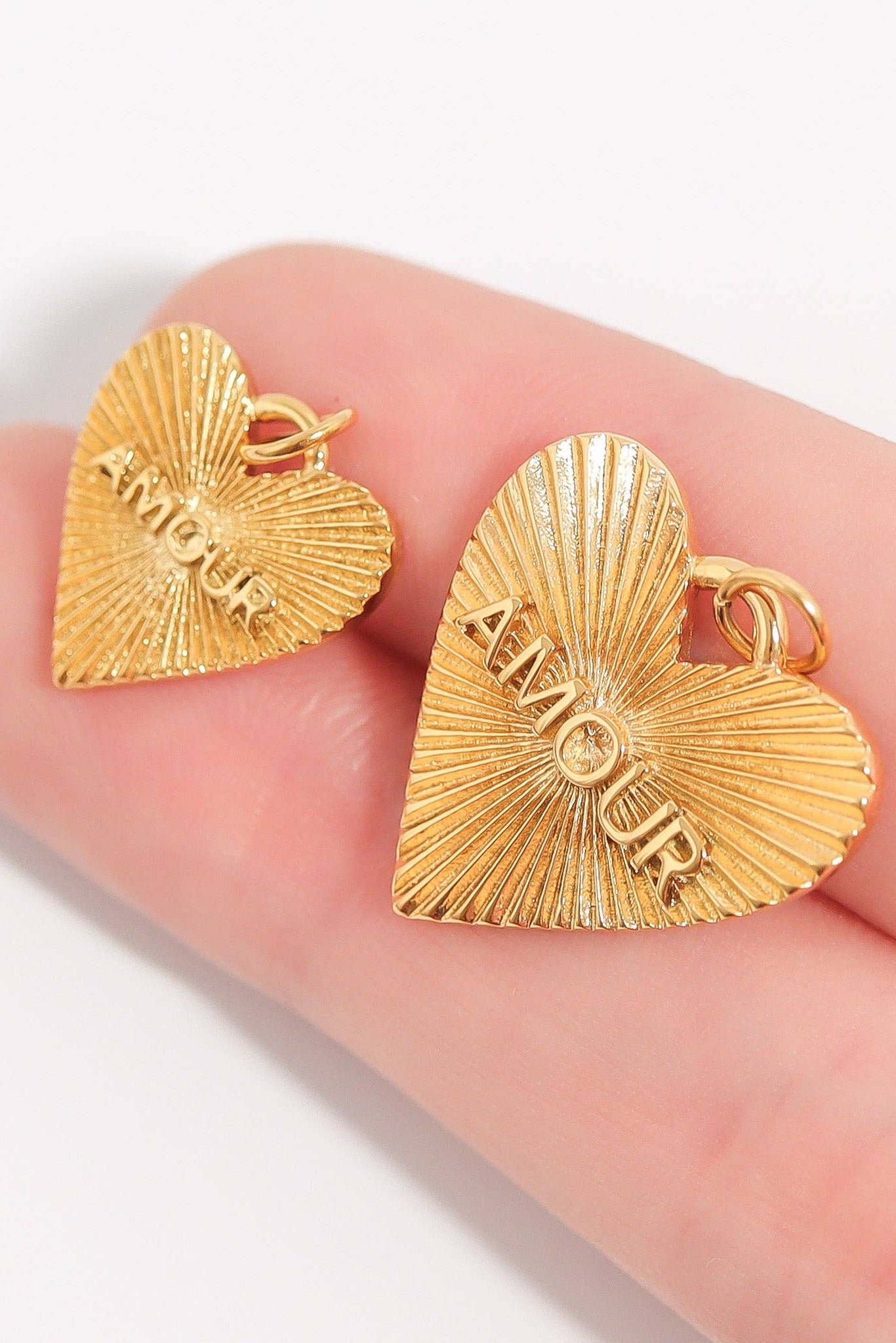 MTT Jewelry - Jewelry - Charms - Sunburst Heart Amour Charm - MTT Collective