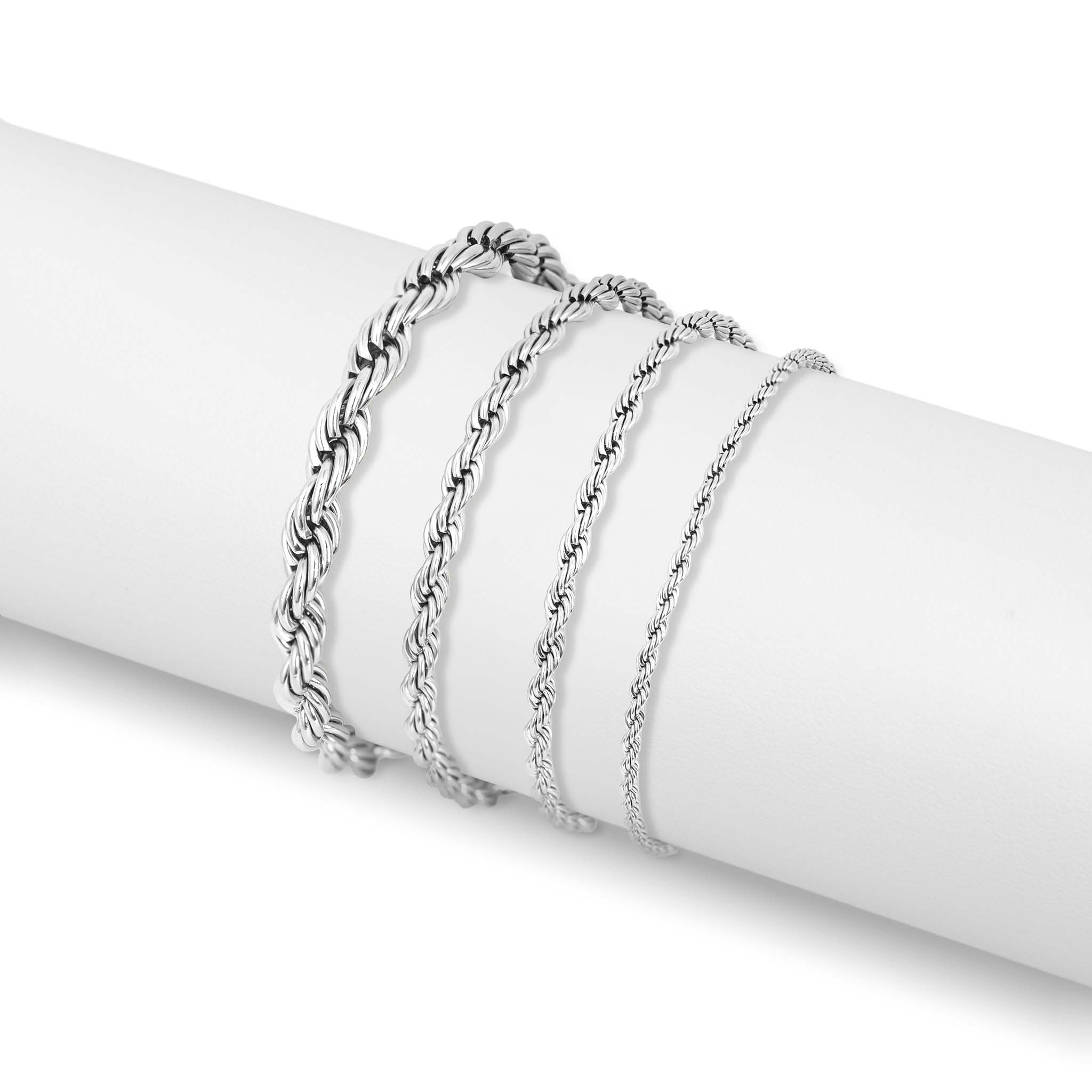 Ashley Gold Stainless Steel PVD Rope Chain Anklet - MTT Collective