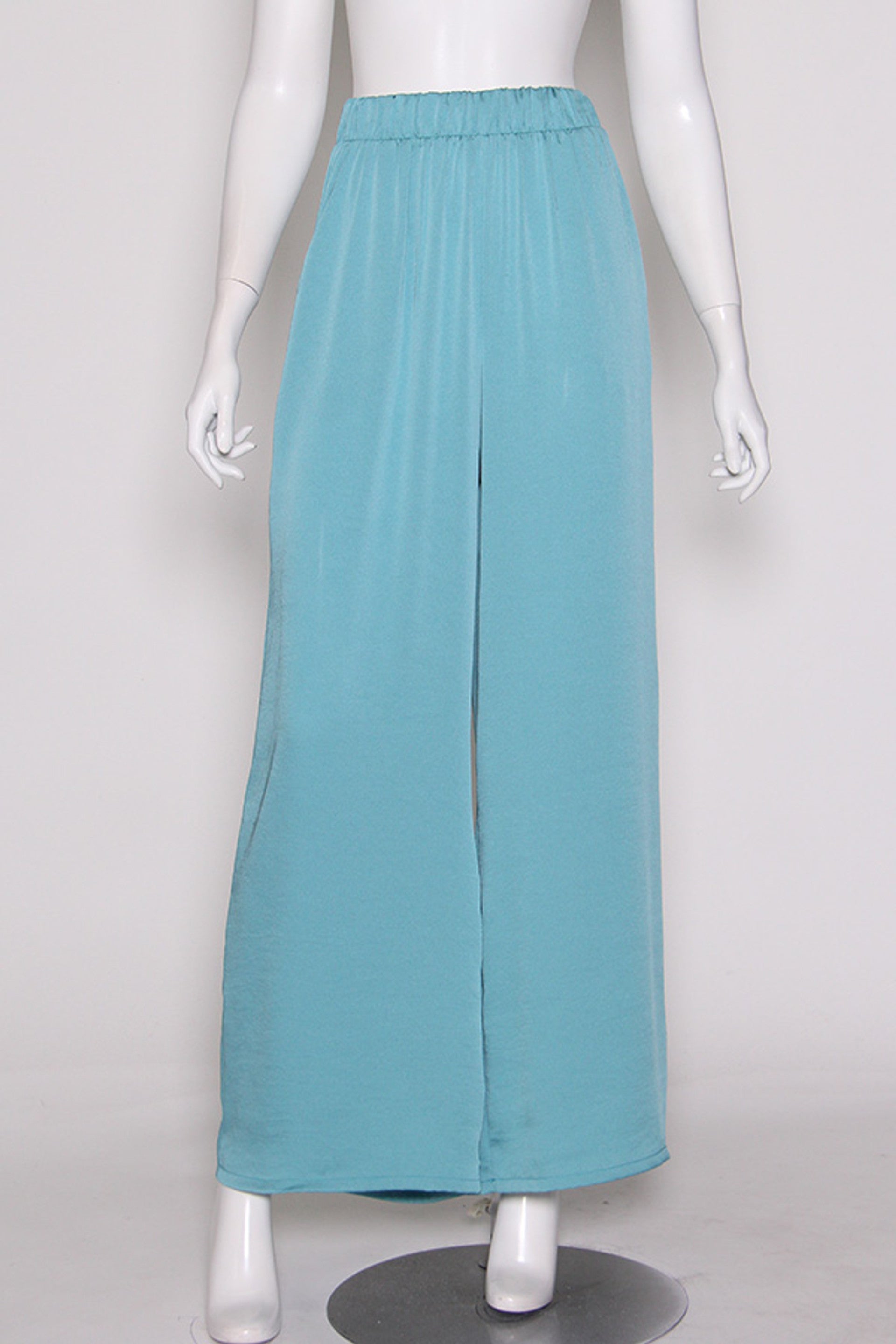 Tyche - Womens - Bottoms - Pants - Back In Time Poly Silk Pocket Pants - MTT Collective