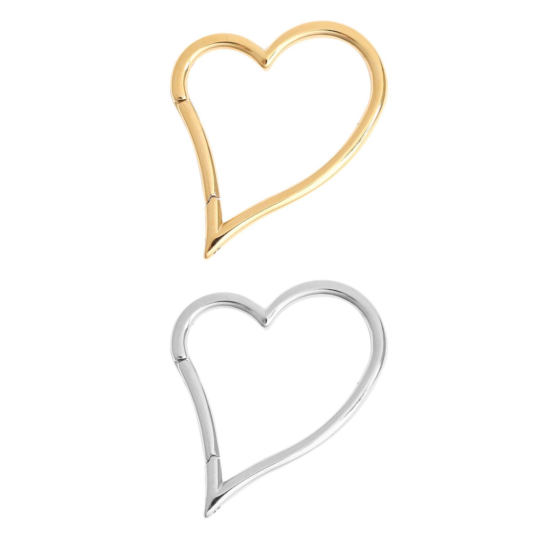 MTT Jewelry - Jewelry - Charms - Large Heart Carabiner - MTT Collective