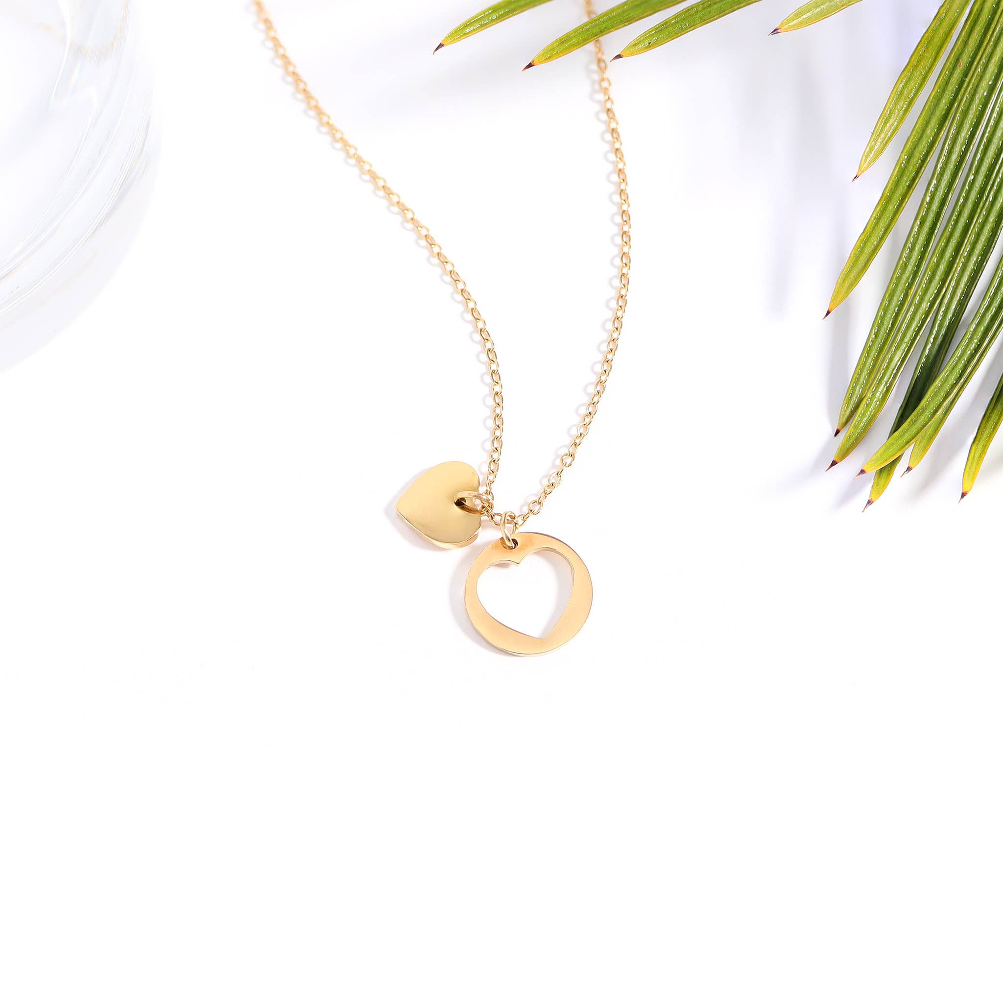MTT Jewelry - Jewelry - Necklaces - Lacy Heart Cutout Necklace - MTT Collective