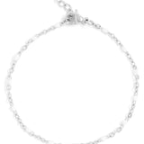 Maggie White Confetti Chain Bracelet