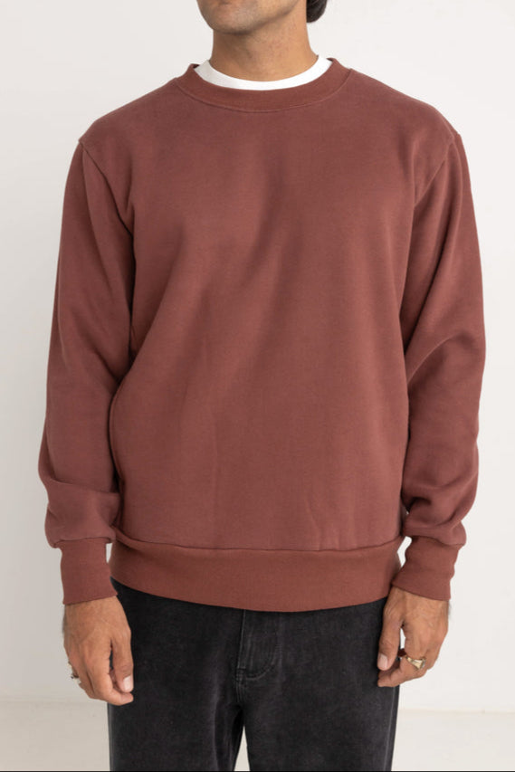 Rhythm - Mens - Tops - Sweaters - Classic Fleece Crew - MTT Collective