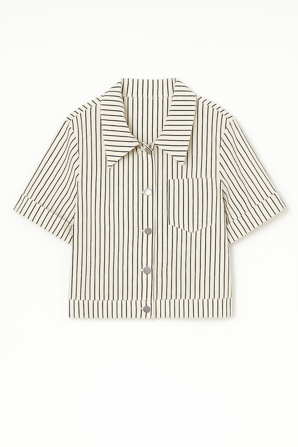 Striped shirt on a white background