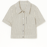 Striped shirt on a white background