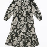 Daphne Two-Tone Boho Midi Dress