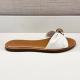 Dipsy White Leather Sandal
