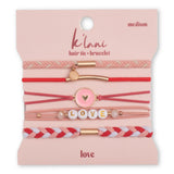 K'lani - Womens - Accessories - Hair - Love - Hair Tie Bracelet - MTT Collective