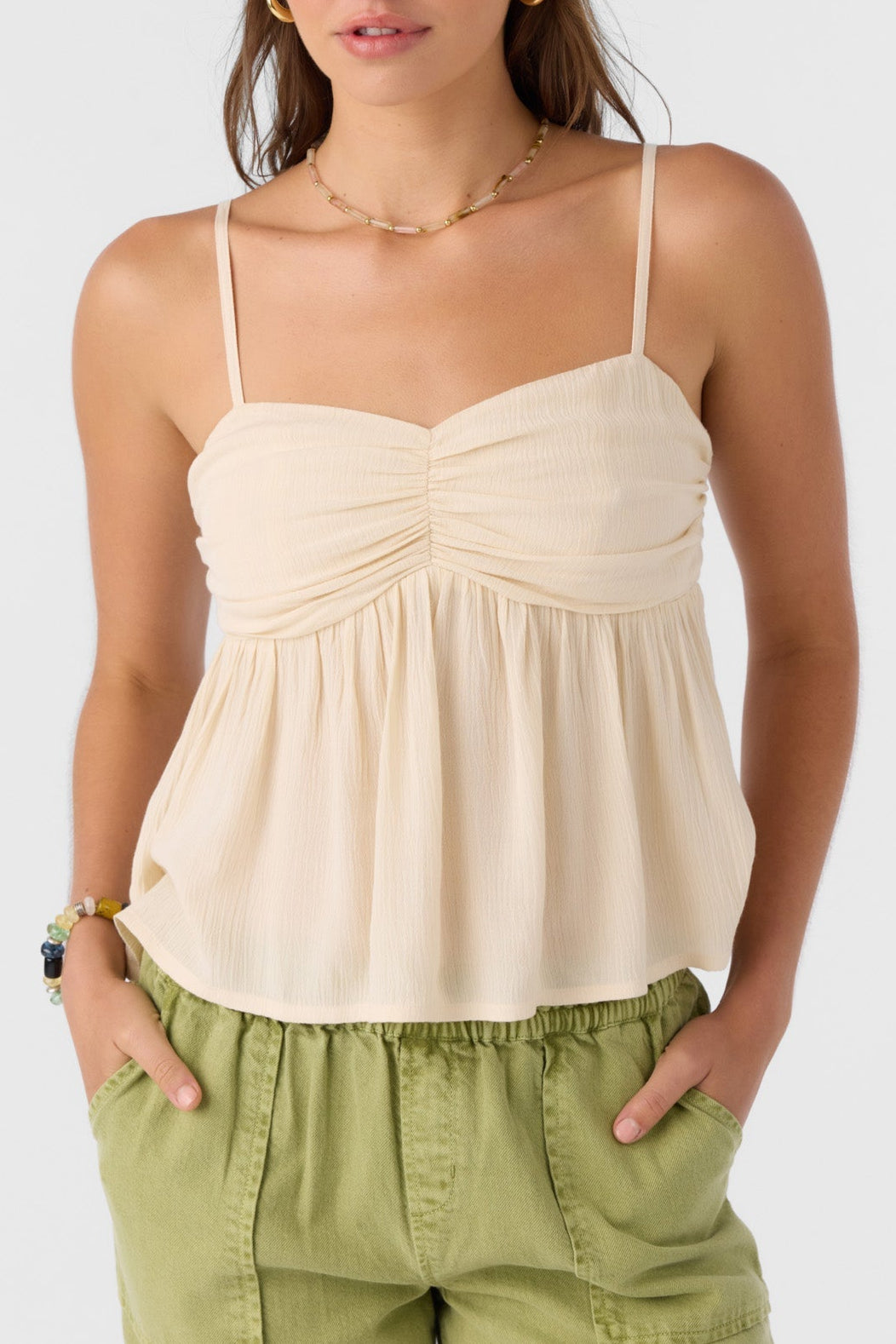 O'Neill - Womens - Tops - Tanks - Reeta Solid Sleeveless Top - MTT Collective