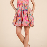 GEEGEE - Womens - Dresses - Jane Floral Print Mini Dress - MTT Collective