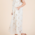GEEGEE - Womens - Dresses - Sunflower Eyelet Lace Midi Sundress - MTT Collective