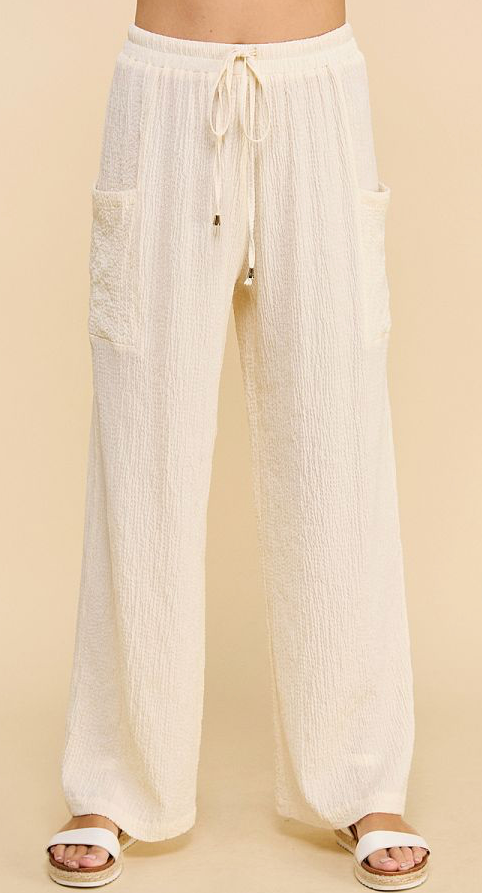 Allie Rose - Womens - Bottoms - Pants - Helen Drawstring Lounge Pants - MTT Collective