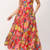 Fate By LFD - Womens - Dresses - Floral & Fruit Voile Maxi Dress - MTT Collective