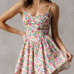 Storia - Womens - Rompers - Luciana Multicolored Floral Romper - MTT Collective