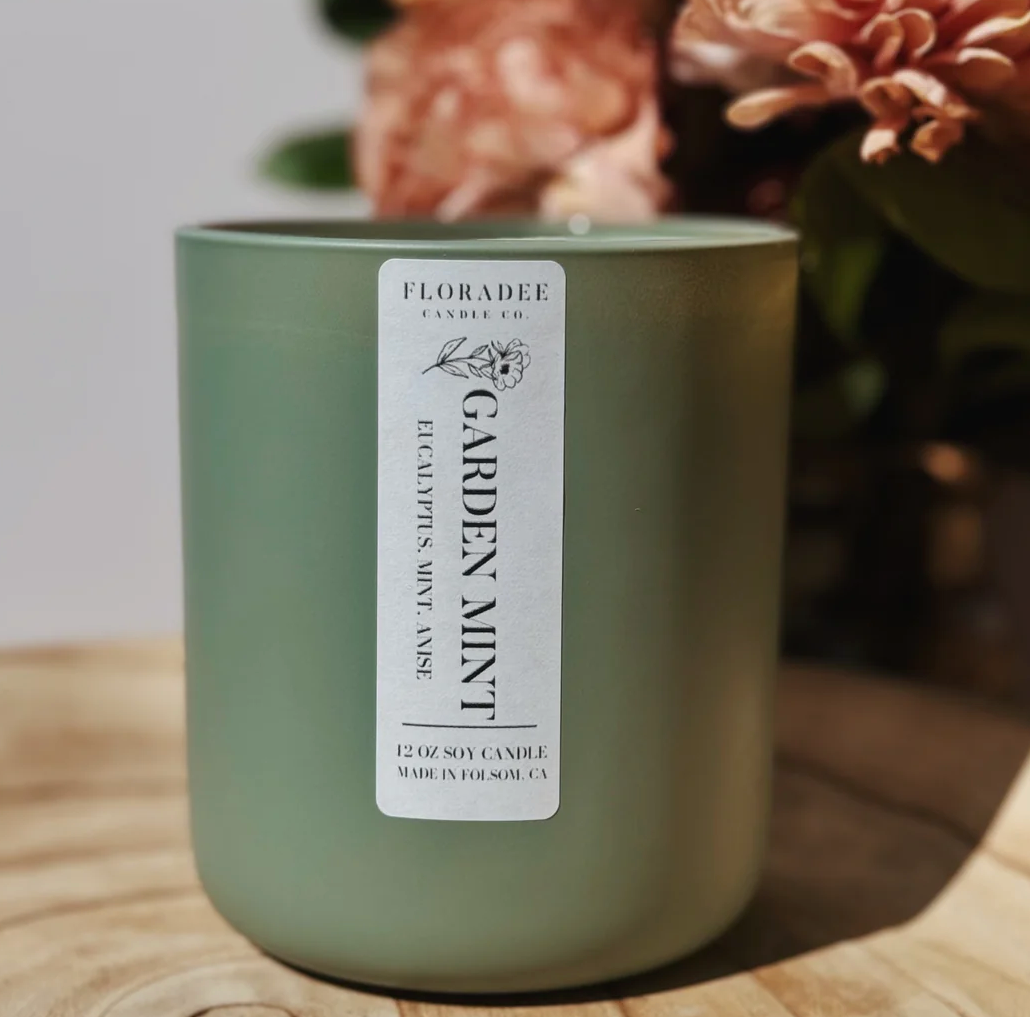 FLORADEE CANDLE CO. - Lifestyle - Fragrance - Candles - Floradee Candle Co. 12oz Soy Candles - MTT Collective