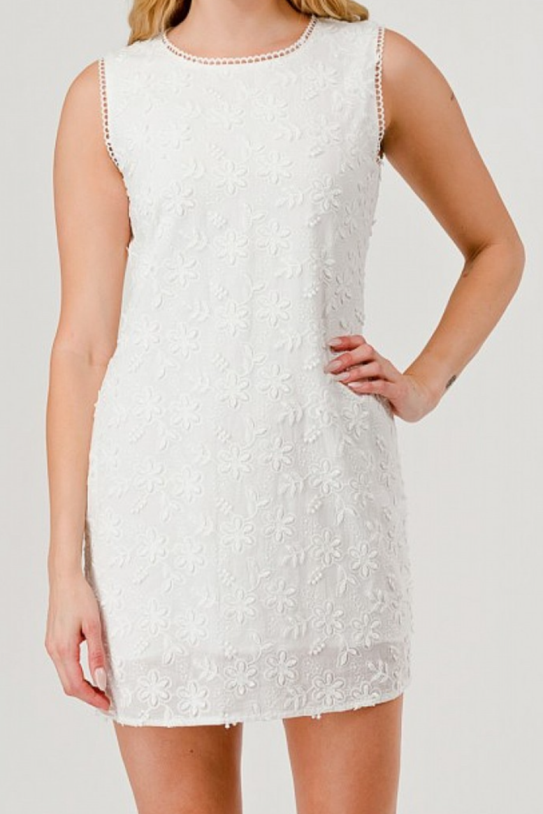 GEEGEE - Womens - Dresses - Eloise Embroidered Mini Dress - MTT Collective