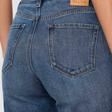 Midweight Performance Denim Wide Leg