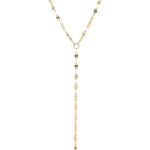 MTT Jewelry - Jewelry - Necklaces - Amanda Lip Chain Lariat Necklace - MTT Collective