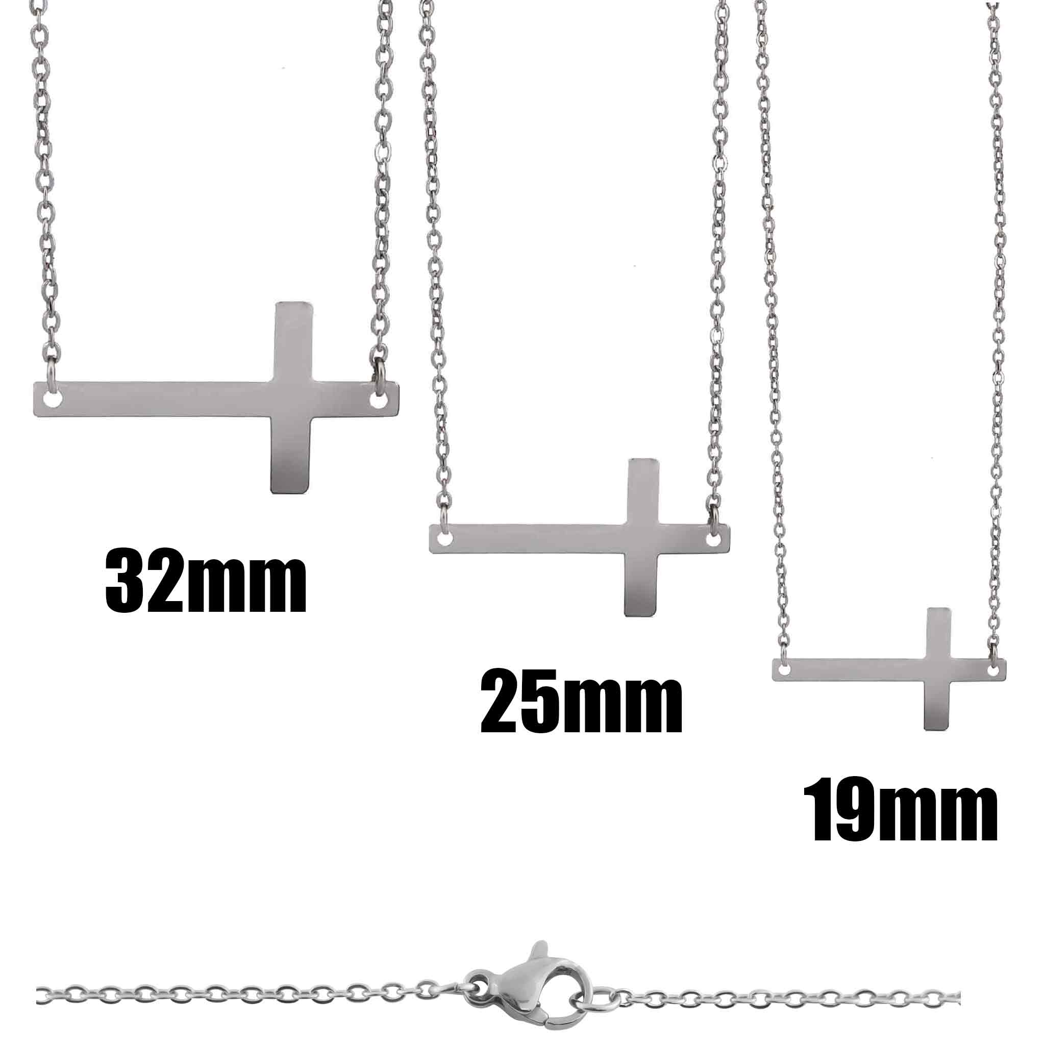 MTT Jewelry - Jewelry - Necklaces - Kendra Horizontal Cross Necklace - MTT Collective