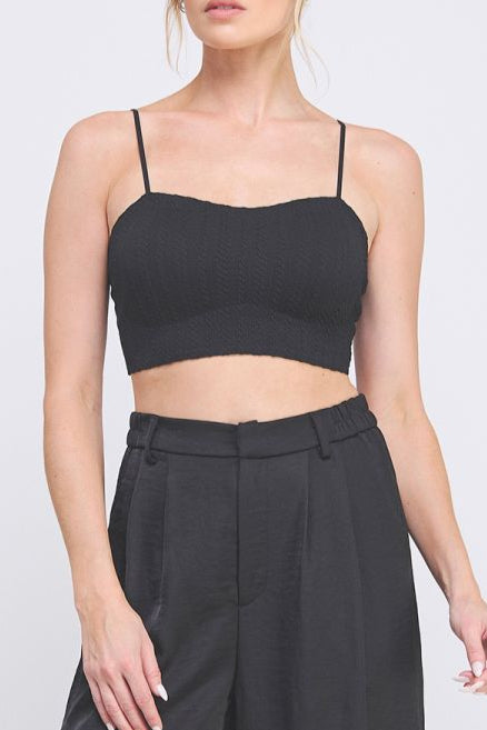 Allie Rose - Womens - Basics - Bras & Bralettes - Dani Knit Detail Bralette - MTT Collective