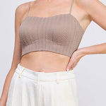 Allie Rose - Womens - Basics - Bras & Bralettes - Dani Knit Detail Bralette - MTT Collective